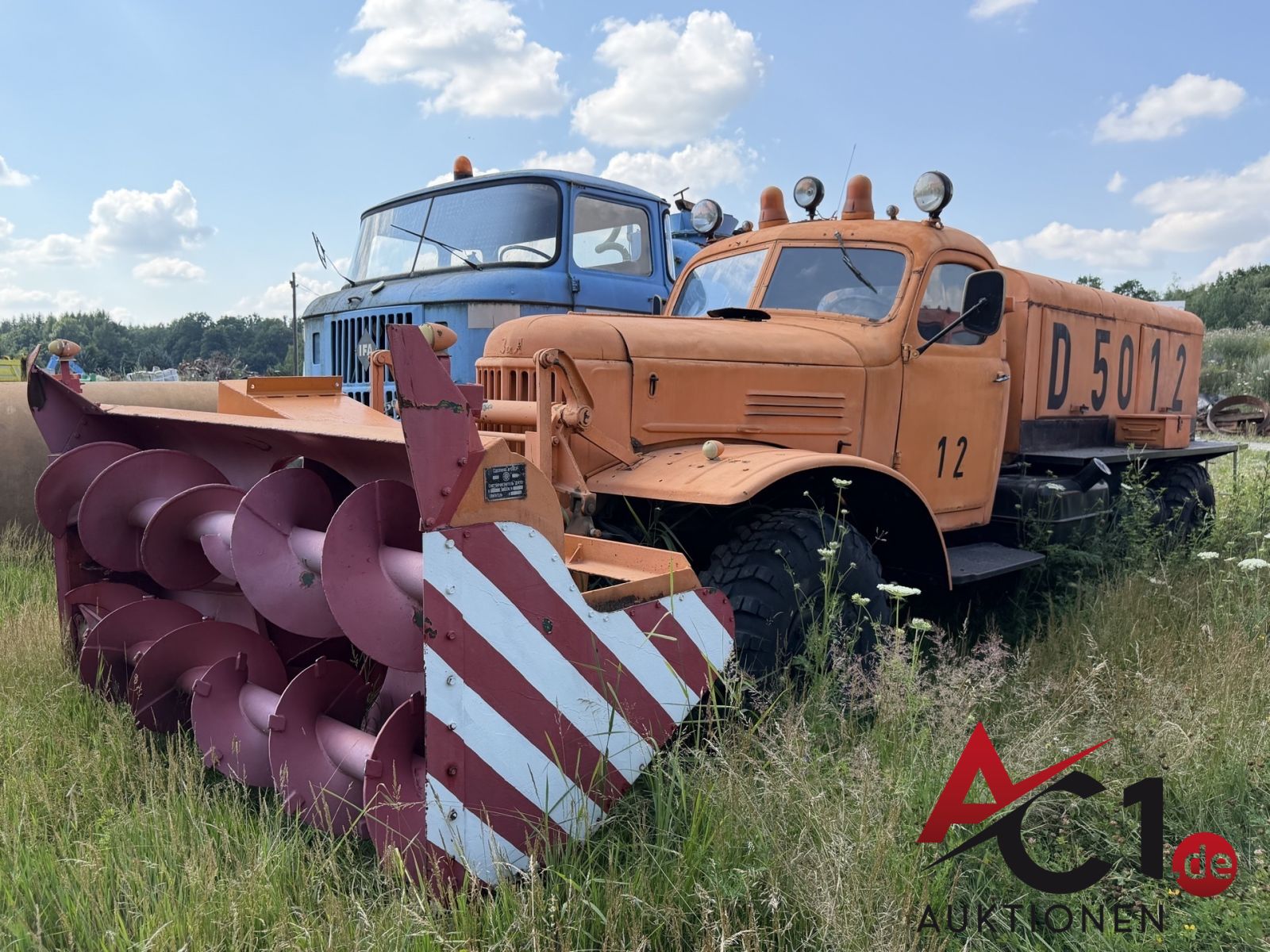Schneefräsenschleuder Typ D-470 ZIL 6x6 (Orange)